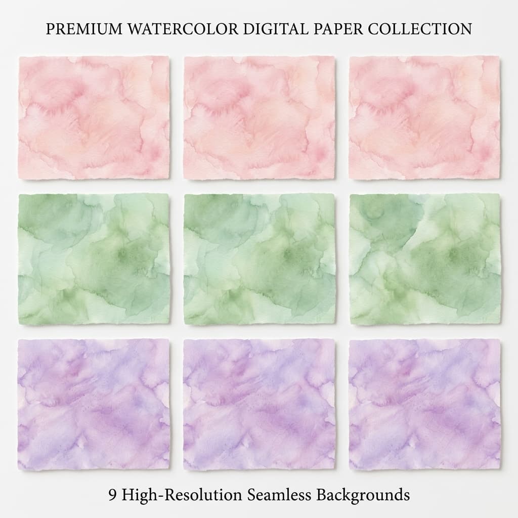 Complete Digital Paper Mega Bundle โ 100 Papers